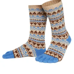 Knitido Biwa Ull – Beige / Light Blue