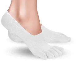 Knitido Essentials No-Show – Tåsokker – White