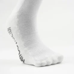 My Foot Function Wide Socks – Crew Length – White