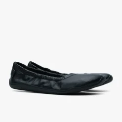 Vivobarefoot Asana Yin Ballerina Leather Womens – Obsidian