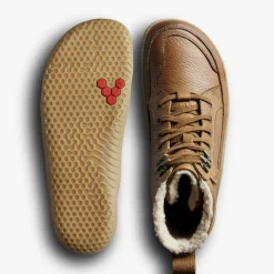 Vivobarefoot Gobi Boot Warmlined Womens – Light Tan