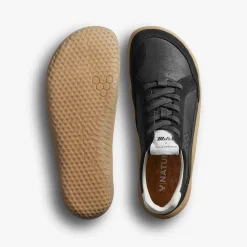 Vivobarefoot Gobi II Sneaker Premium Leather Womens – Obsidian
