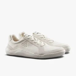 Vivobarefoot Gobi II Sneaker Premium Leather Womens – Limestone (Vaporous Grey)