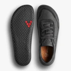 Vivobarefoot Gobi Sneaker Leather Mens – Obsidian