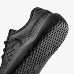 Vivobarefoot Gobi Sneaker Leather Mens – Obsidian