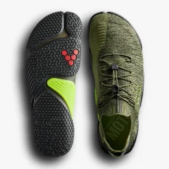 Vivobarefoot Motus Flex Womens – Forest Green / Acid Lime