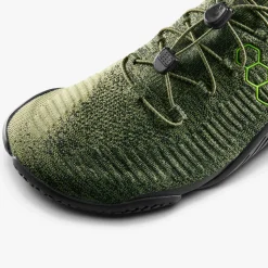 Vivobarefoot Motus Flex Womens – Forest Green / Acid Lime