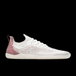Vivobarefoot Primus Lite Knit Mens – Off White / Burgundy