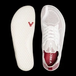 Vivobarefoot Primus Lite Knit Mens – Off White / Burgundy