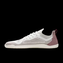 Vivobarefoot Primus Lite Knit Mens – Off White / Burgundy