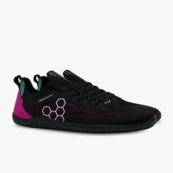 Vivobarefoot Primus Lite Knit Womens – Obsidian / Vibrant Pink