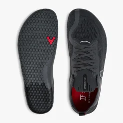 Vivobarefoot Primus Lite Knit JJF Mens – Obsidian-Dark Shadow