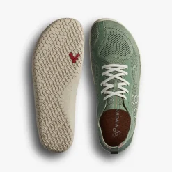 Vivobarefoot Primus Lite Knit Natural Womens – Dusty Green