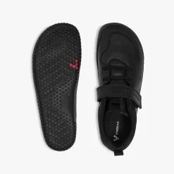 Vivobarefoot Primus Ludo School Juniors – Obsidian