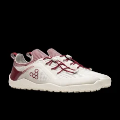 Vivobarefoot Primus Trail Knit FG Womens – Limestone/Rumba Red