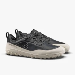 Vivobarefoot Tracker Leather AT Low Womens – Obsidian/White