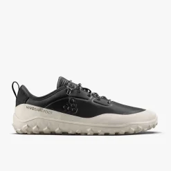 Vivobarefoot Tracker Leather AT Low Mens – Obsidian / White
