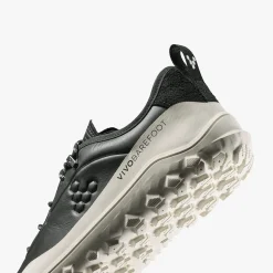 Vivobarefoot Tracker Leather AT Low Mens – Obsidian / White