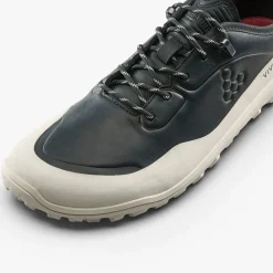 Vivobarefoot Tracker Leather AT Low Mens – Obsidian / White